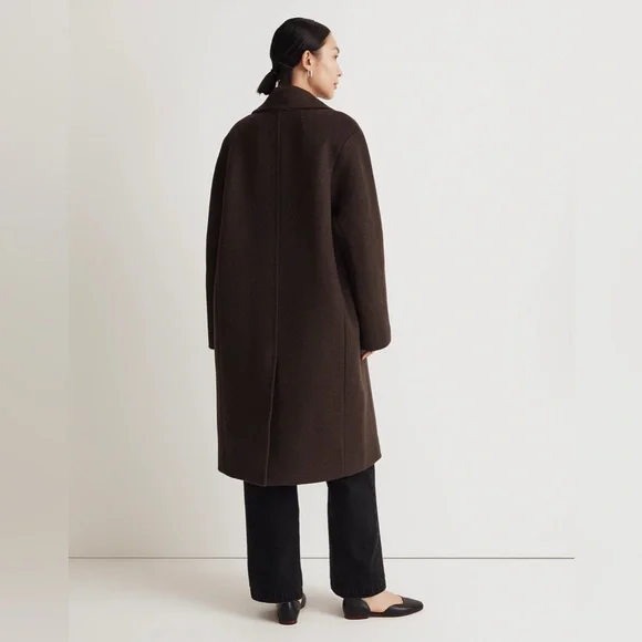 🌈NWT Madewell The Gianna Coat in Insuluxe Fabric oversized 14